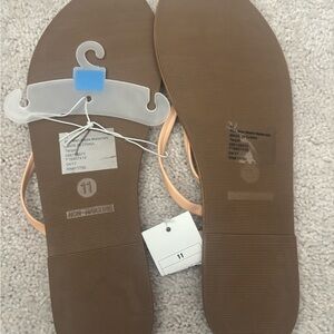 Mossimo Supply Co. Tan Flip Flops